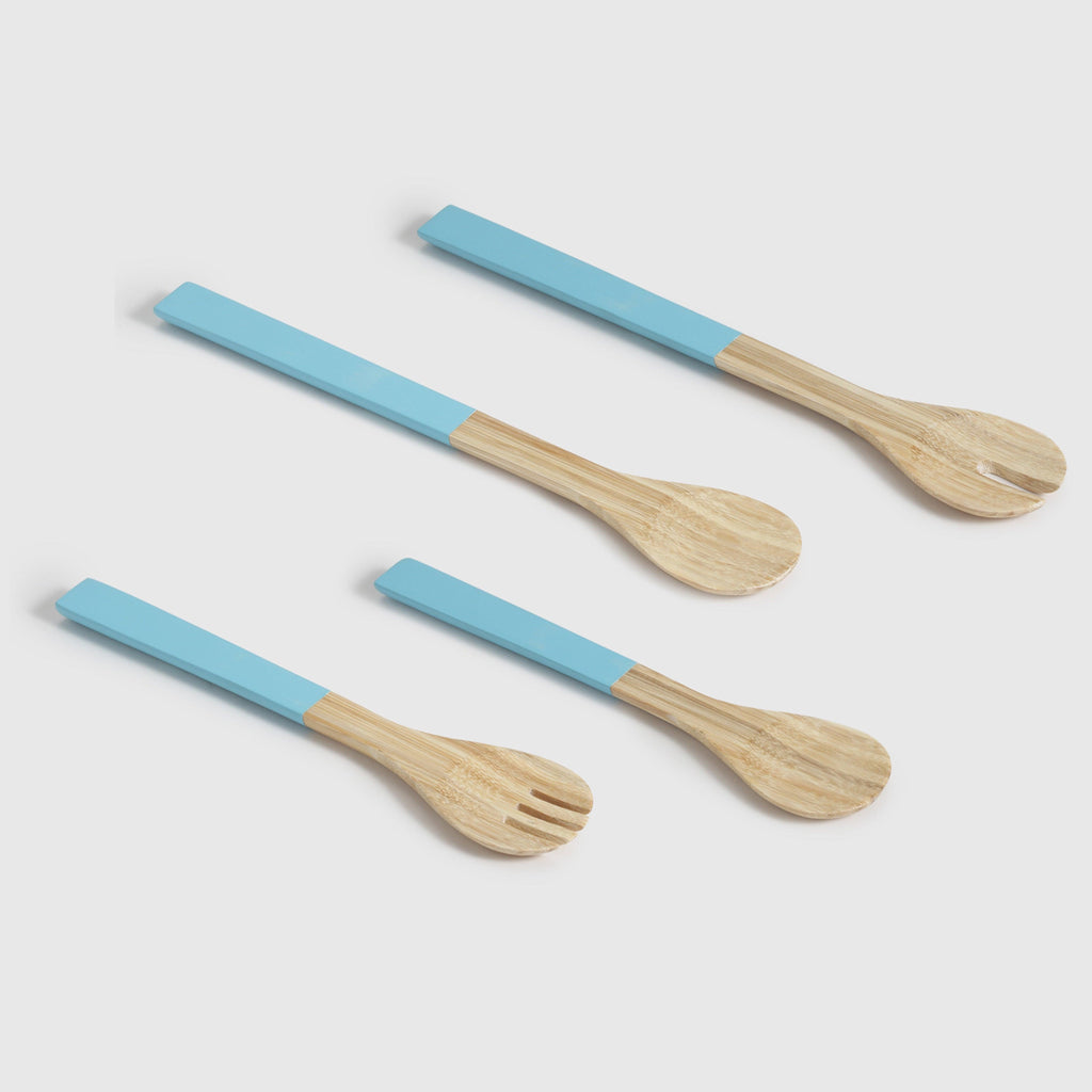 Luna Spun Serves set of 4 Blue