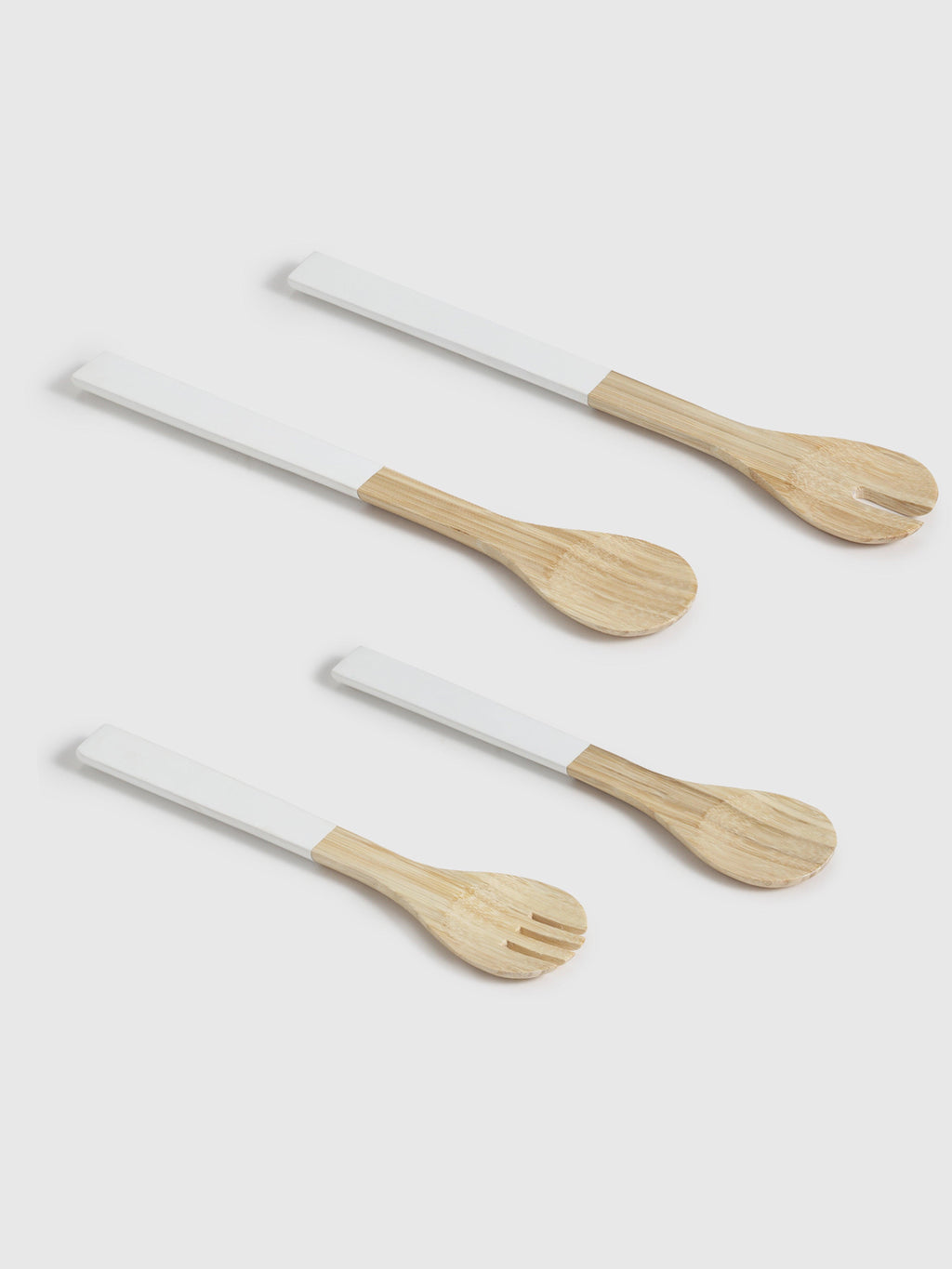 Luna Spun Serves set of 4 White