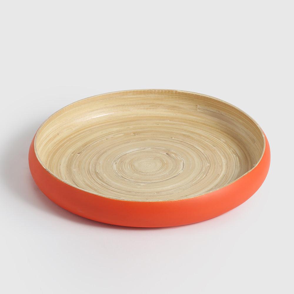 Maliya Bamboo Bowls Orange Set of 3