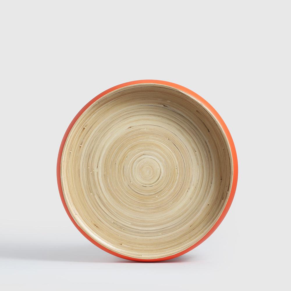 Maliya Bamboo Bowls Orange Set of 3