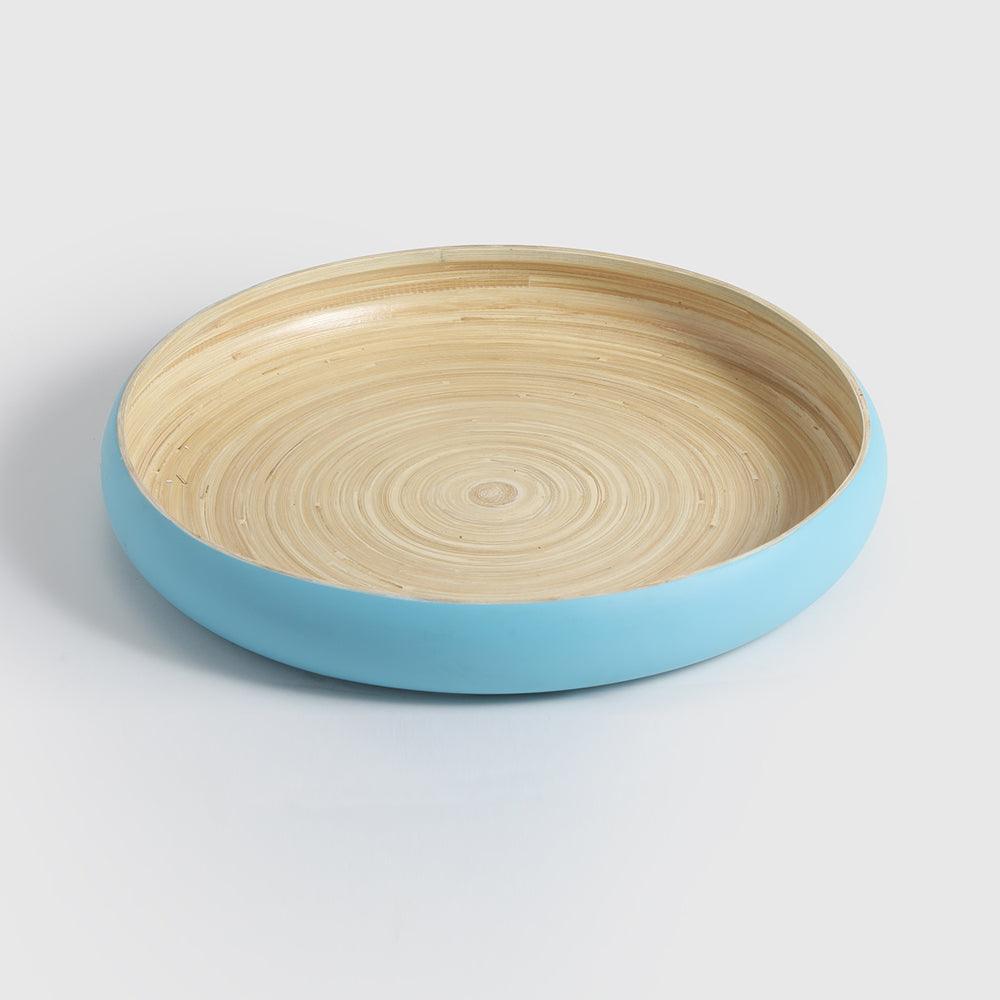Maliya Bamboo Bowls Blue set of 3