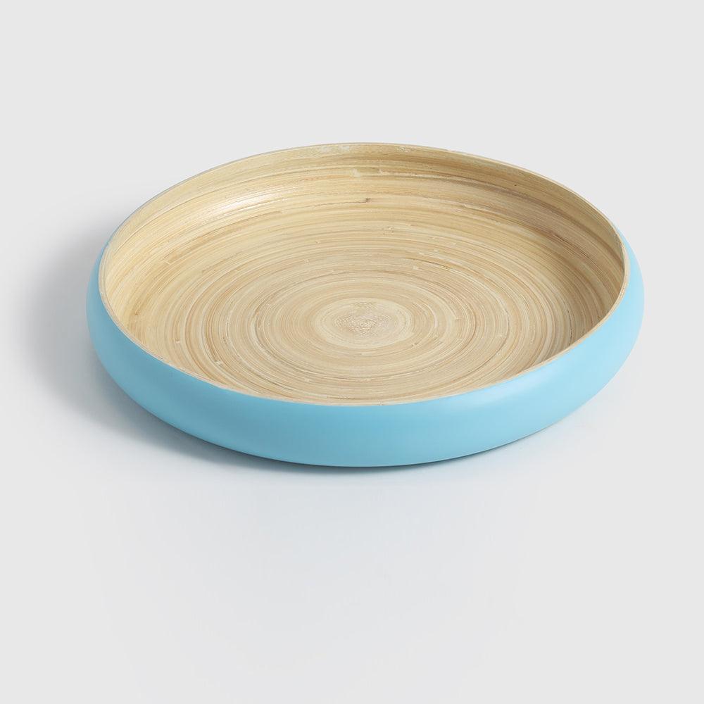 Maliya Bamboo Bowls Blue set of 3