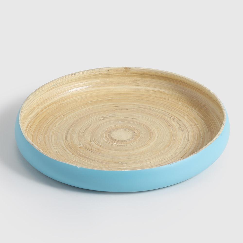 Maliya Bamboo Bowls Blue set of 3