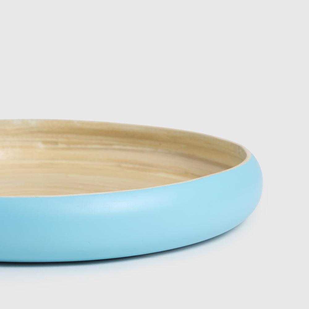 Maliya Bamboo Bowls Blue set of 3