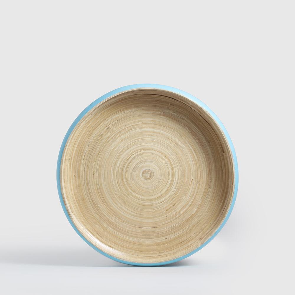 Maliya Bamboo Bowls Blue set of 3