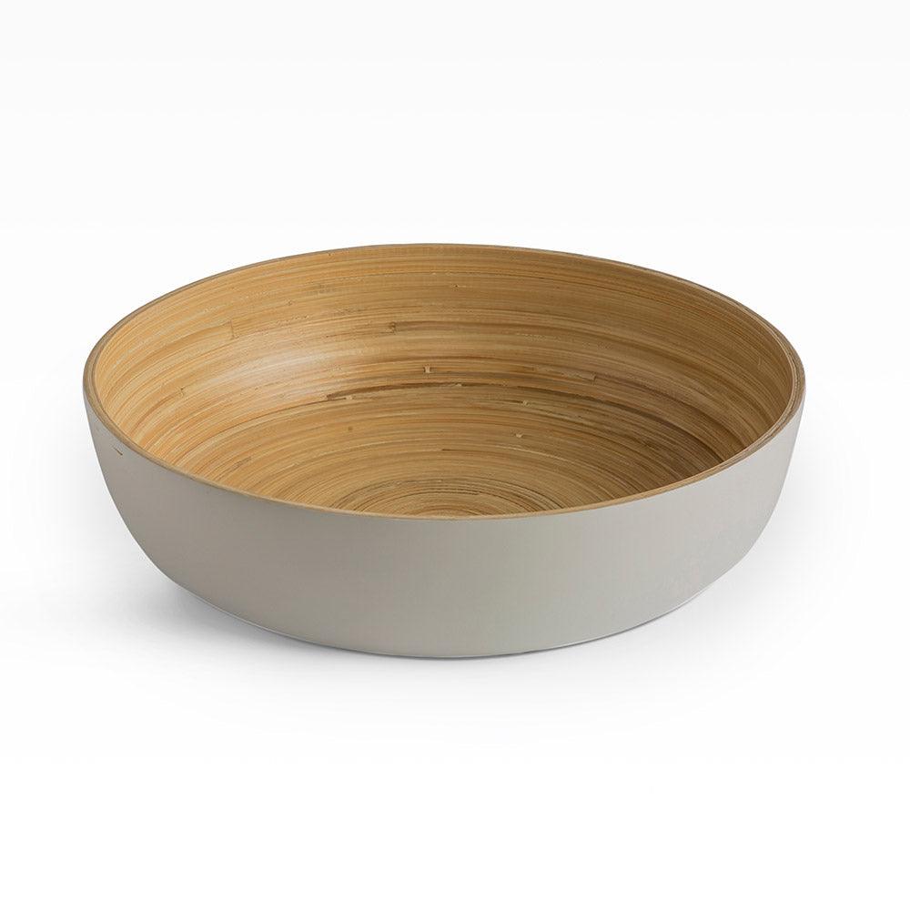 Sahaya Bamboo Bowls White set of 3