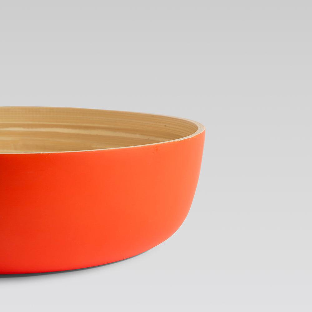 Shekaina Bamboo Bowls Orange set of 3