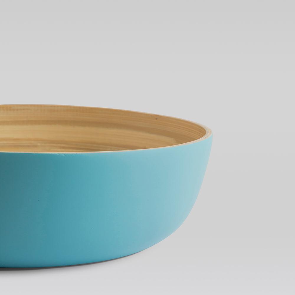 Shekaina Bamboo Bowls Blue set of 3