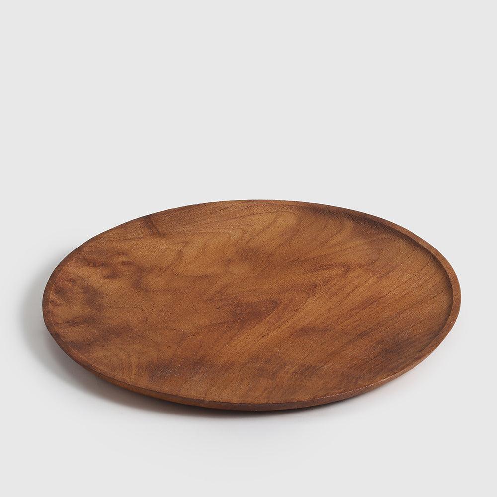 Mosaic Wood Plates set of 3