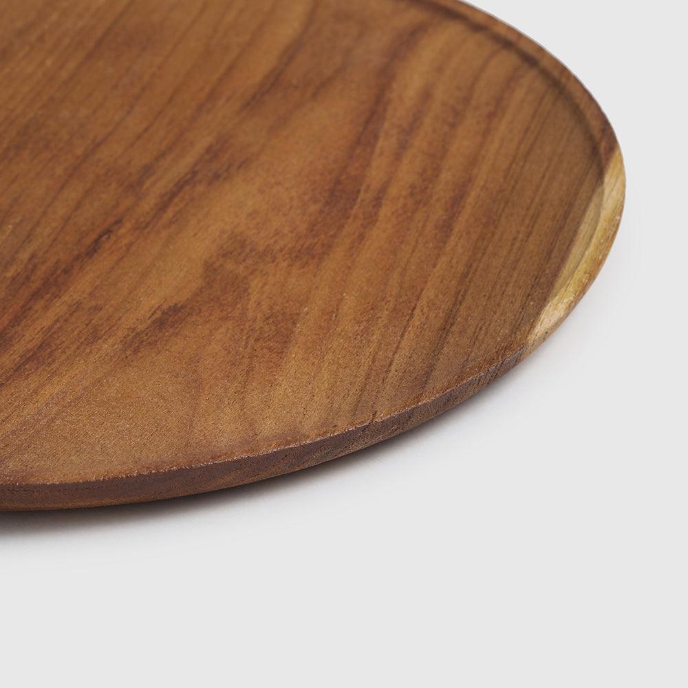 Mosaic Wood Plates set of 3