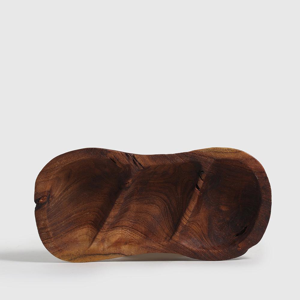 90's Oval Platter Wood