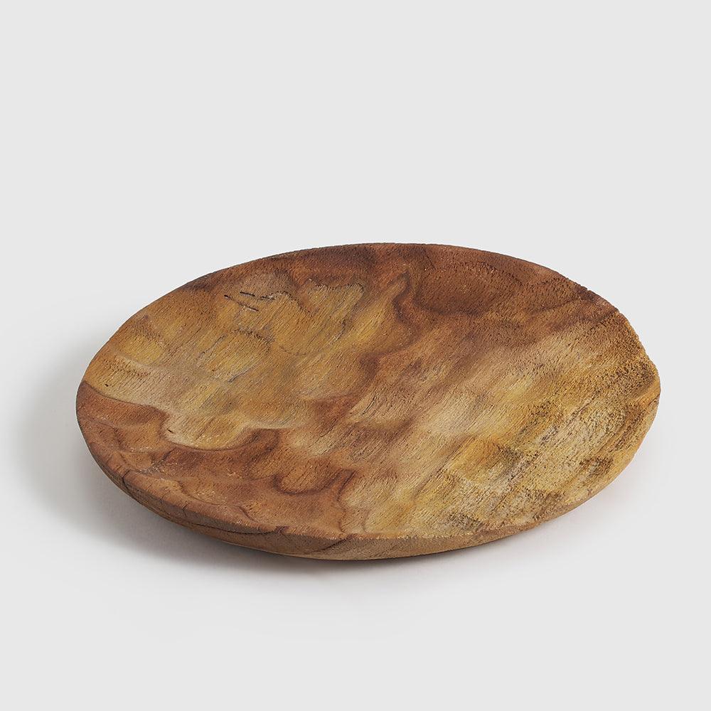 Amber Plate wood set of 3