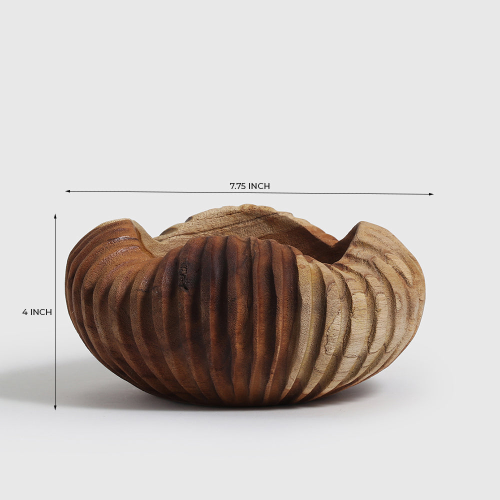 Rafflesia Teakwood Bowl