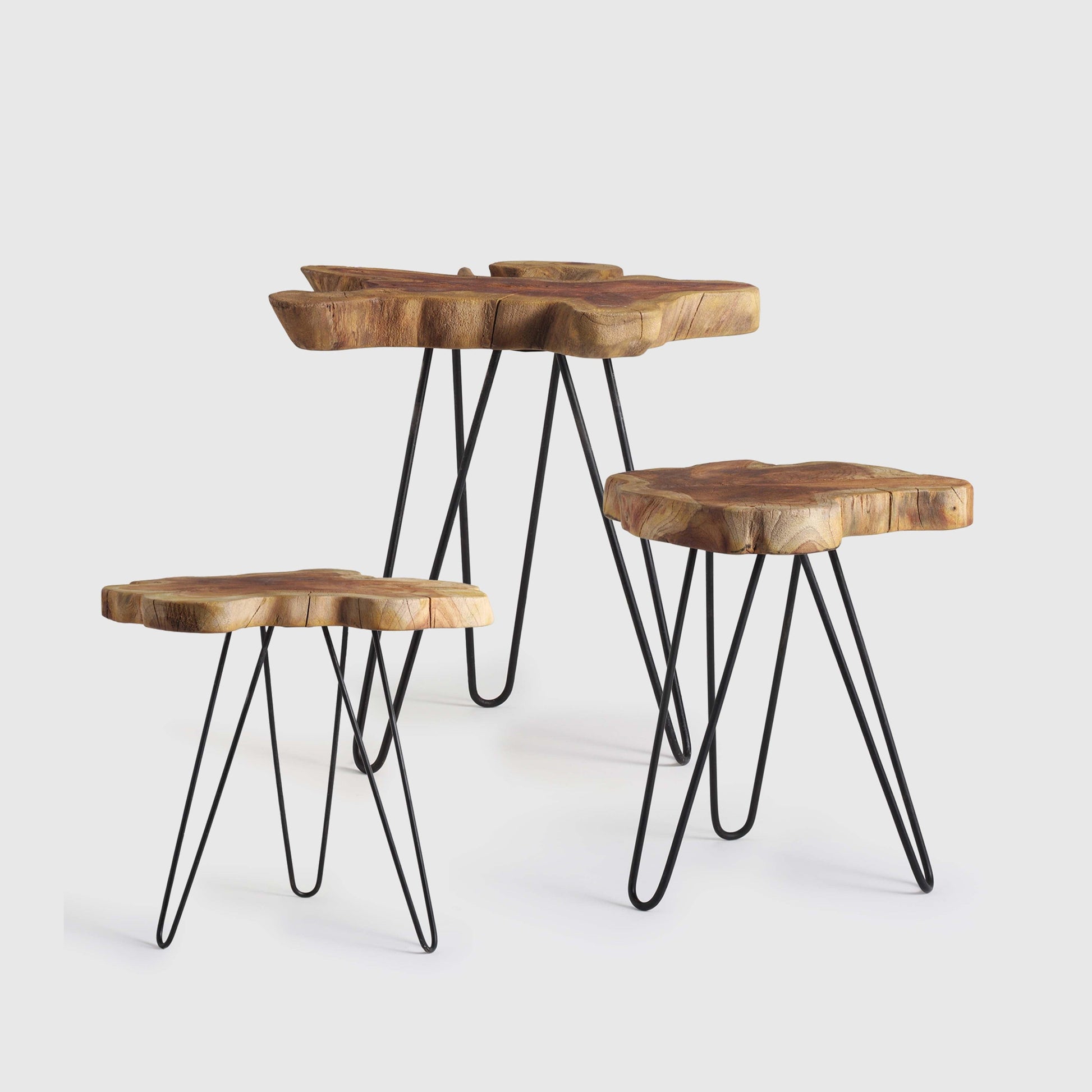 Nori Table Wood set of 3