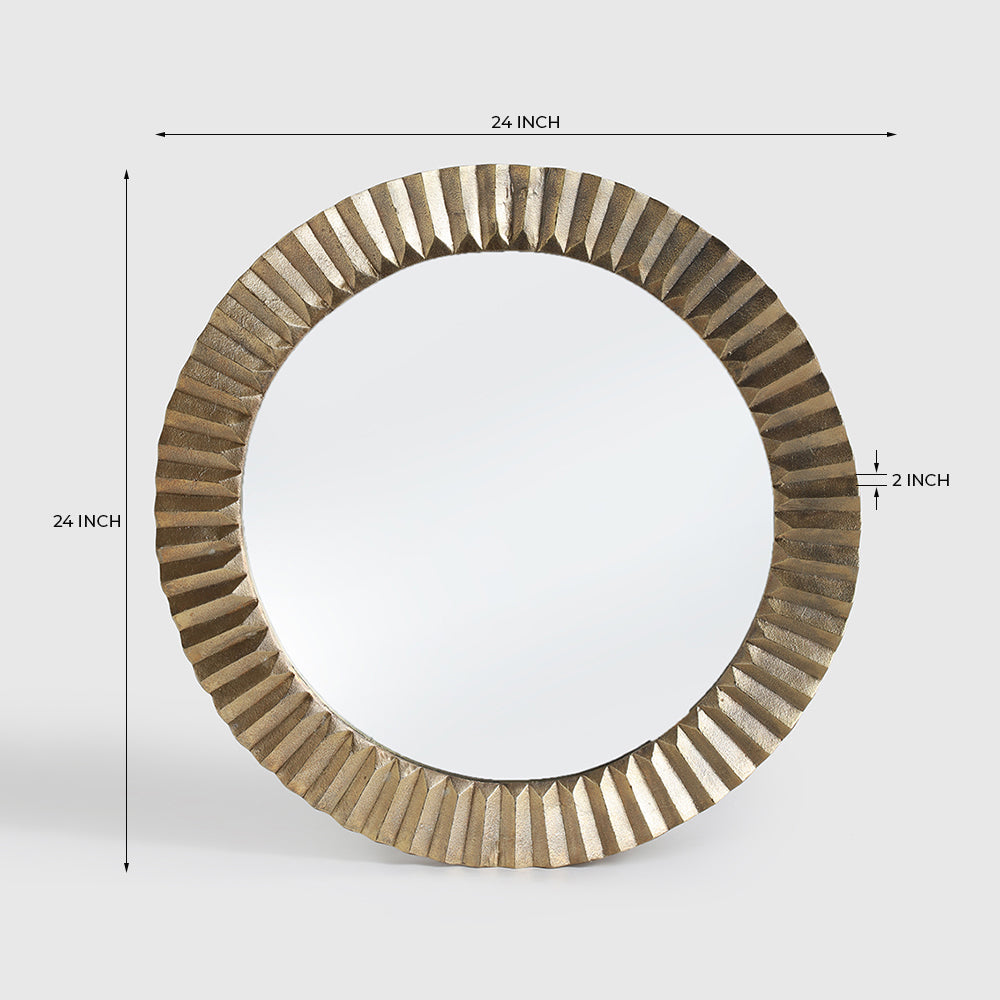 Celestial Fold Aluminium Glass Mirror