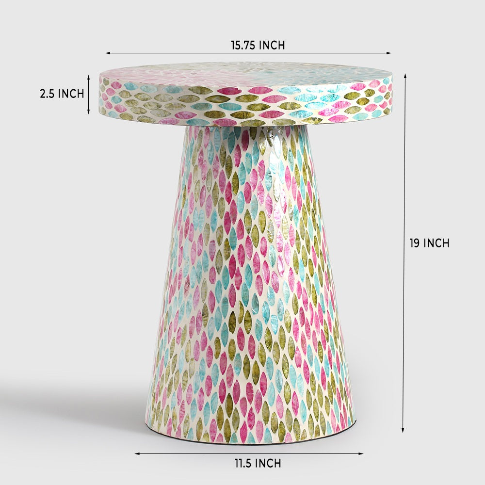 Seene Pallete Pearl Accent Table