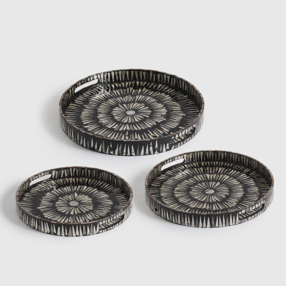 Kastle Pearl Trays set of 3