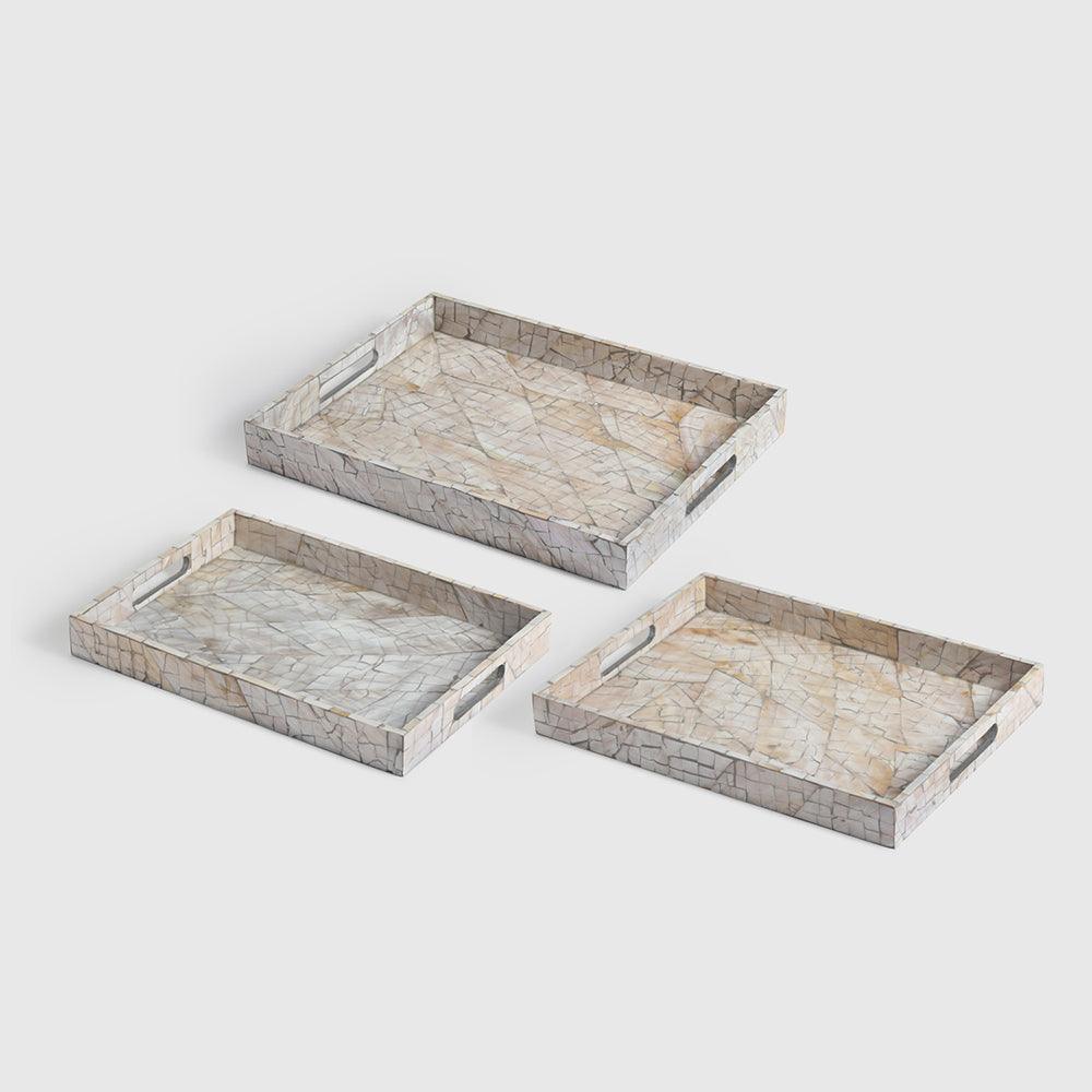 Melda Pearl Trays set of 3