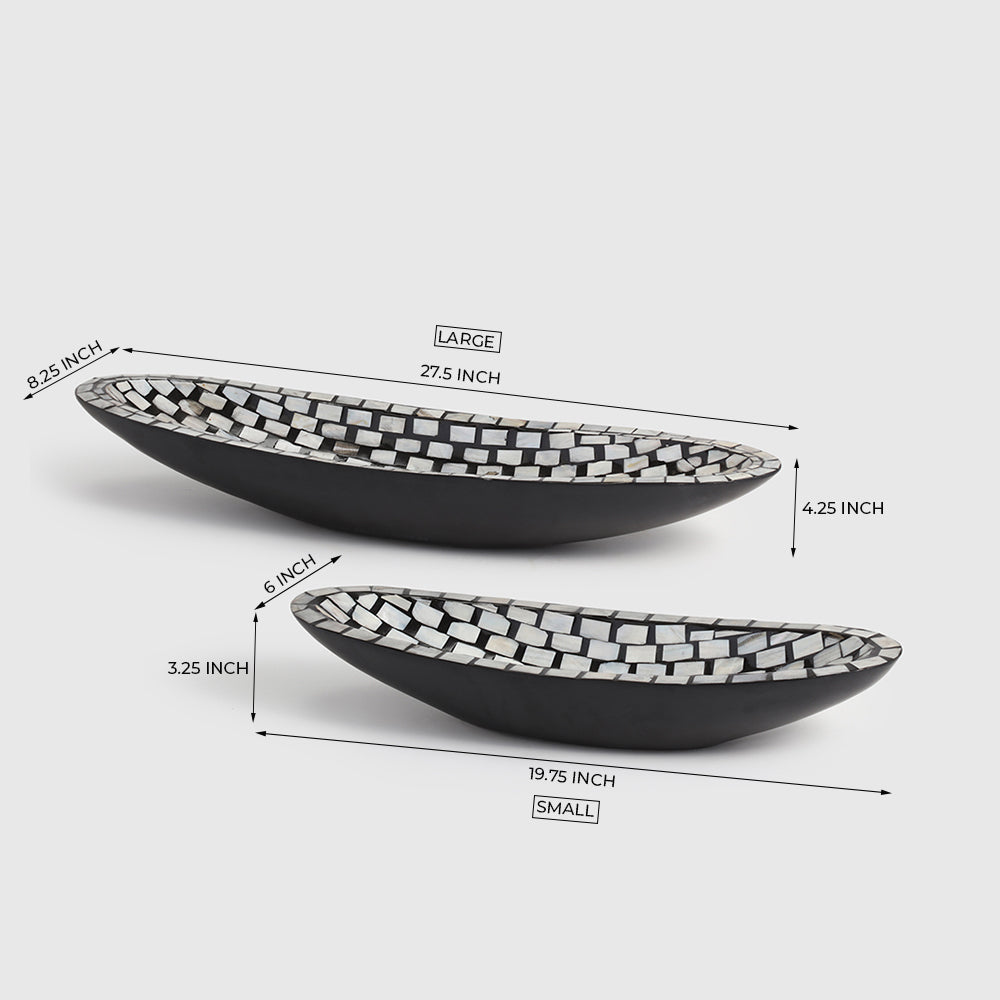 Dixie Pearl Trays Set of 2