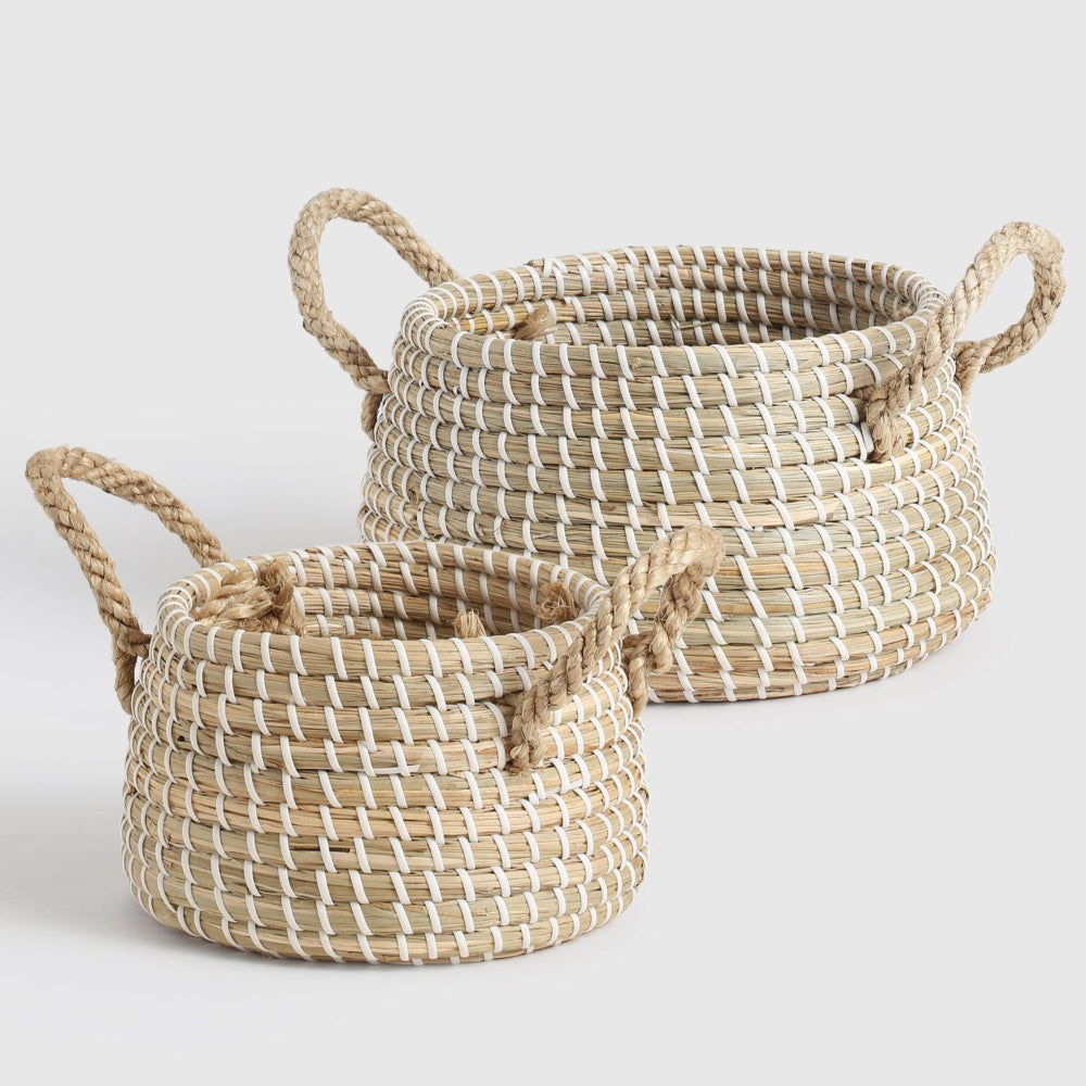 Devong Seagrass Basket set of 2