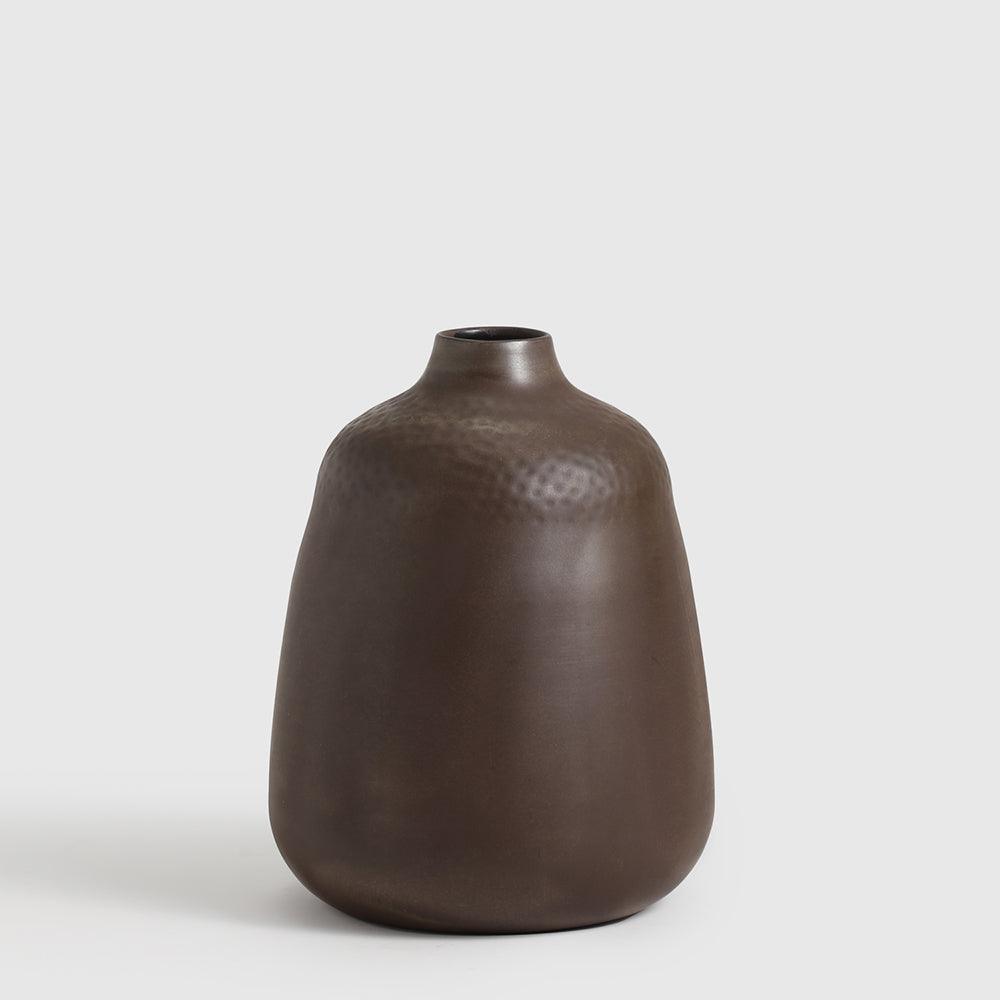 Brown Layla Iron Vase