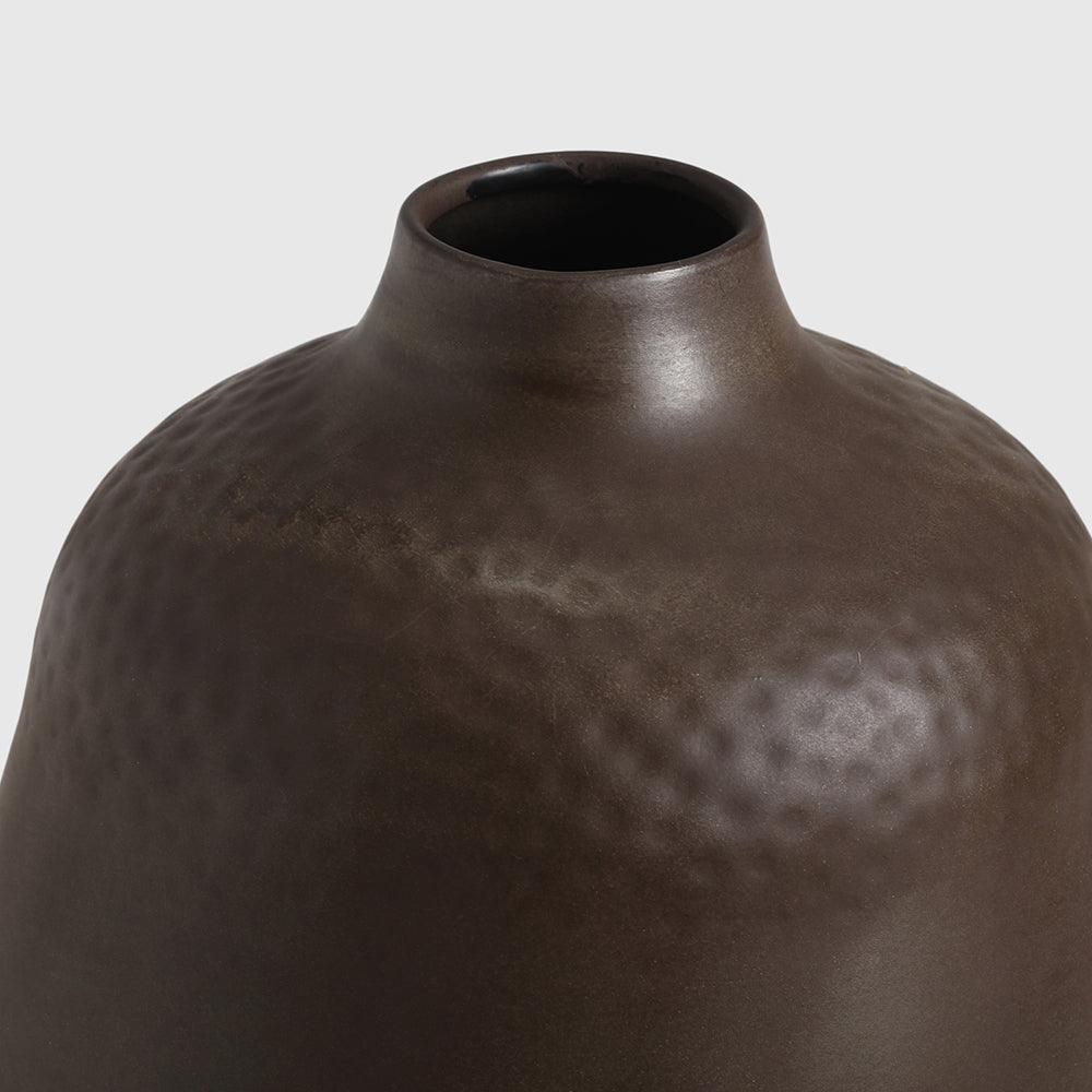 Brown Layla Iron Vase