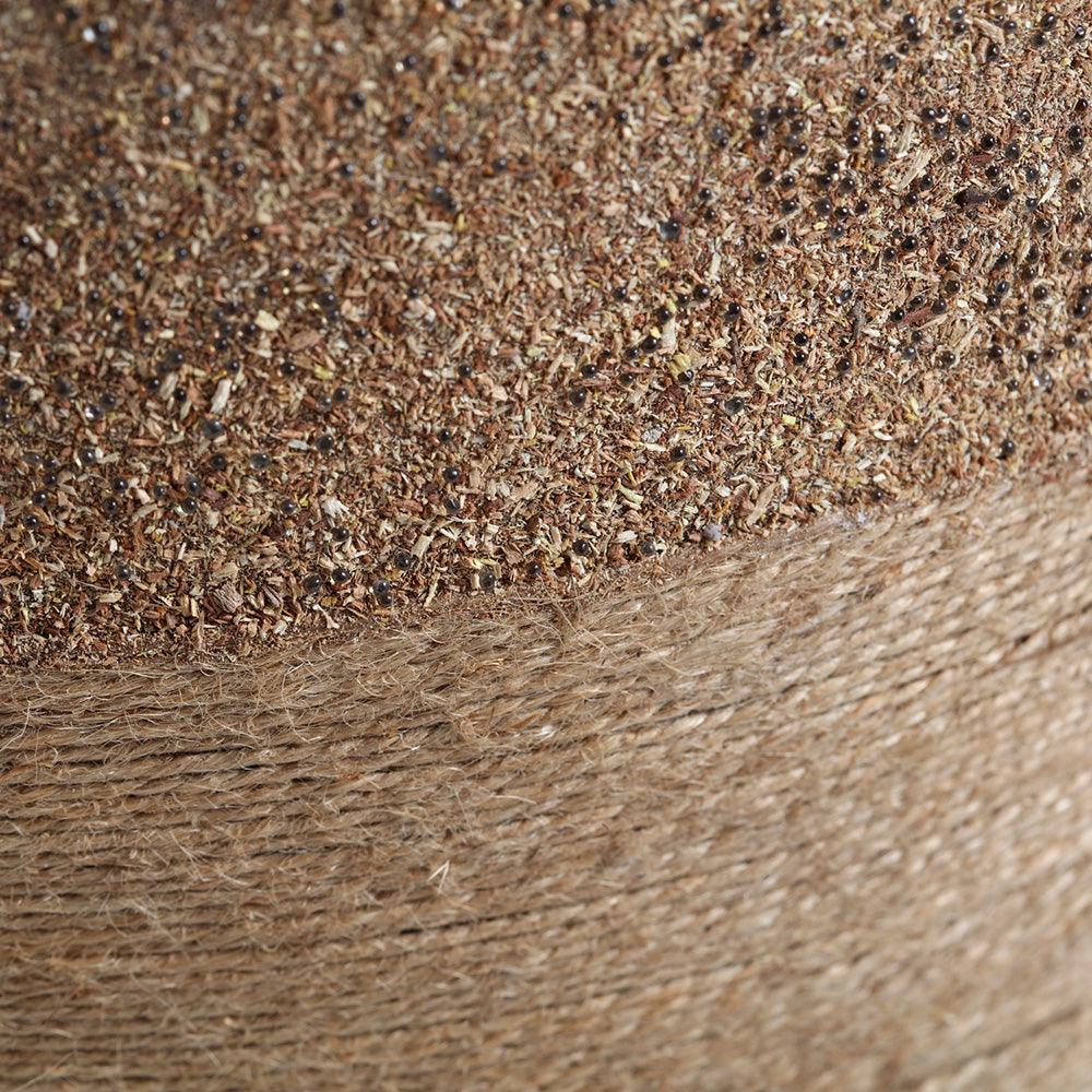 Selya Iron Vase With Jute Wrappers Indoor Planter