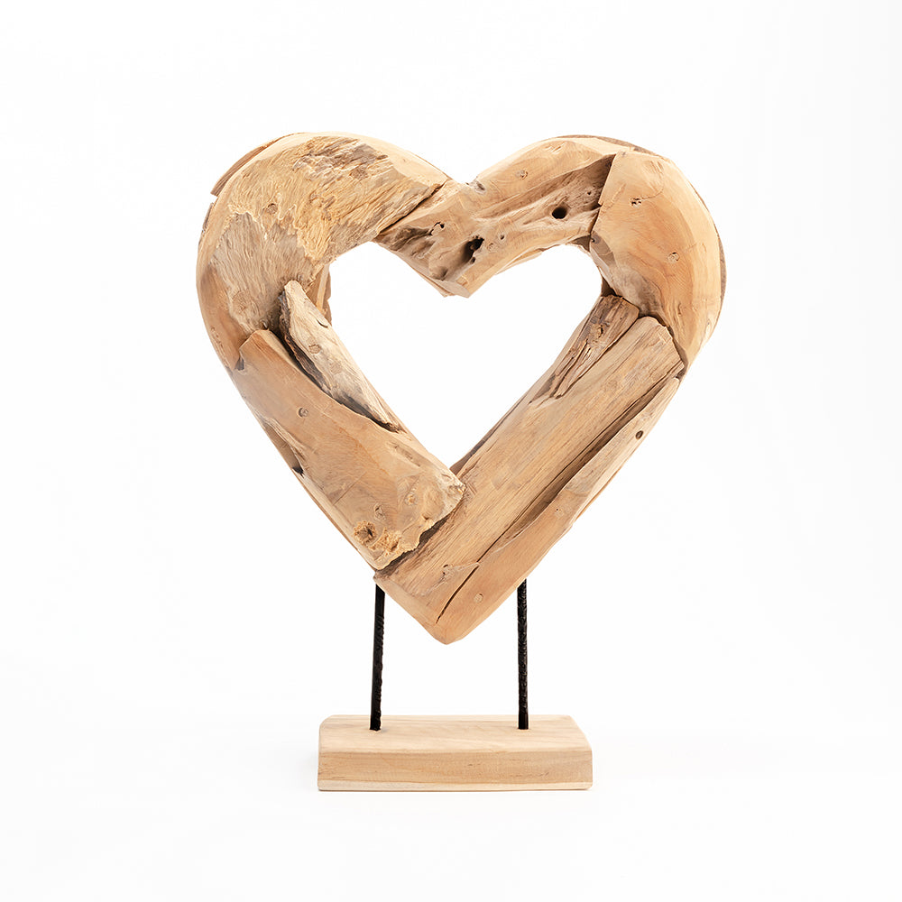 Love Knot Teakwood Sculpture