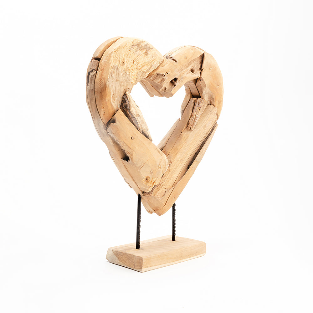 Love Knot Teakwood Sculpture