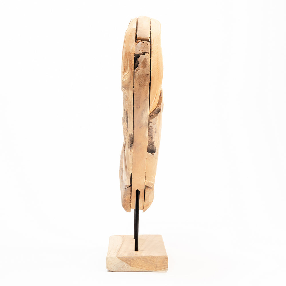 Love Knot Teakwood Sculpture