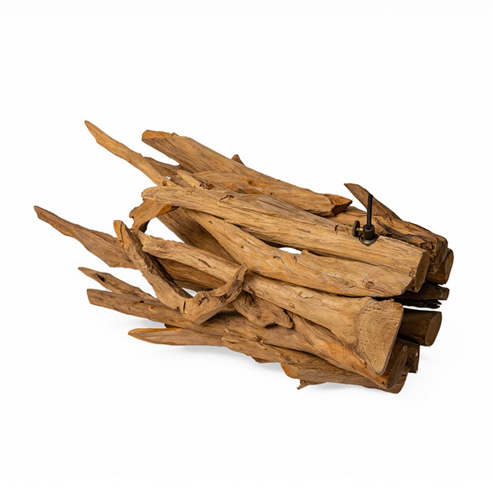 Nottingham Forest Teak Root Table Lamp