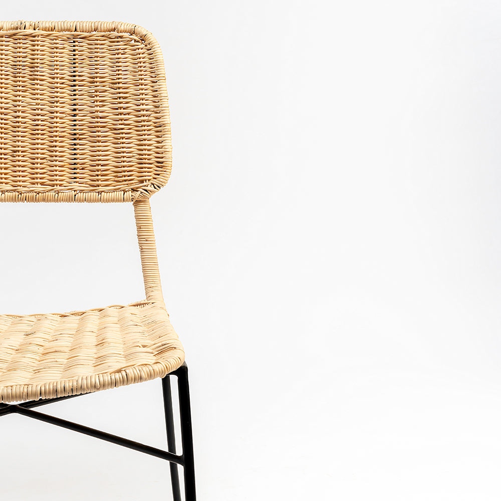 Dosly Rattan Pulut Iron Chair