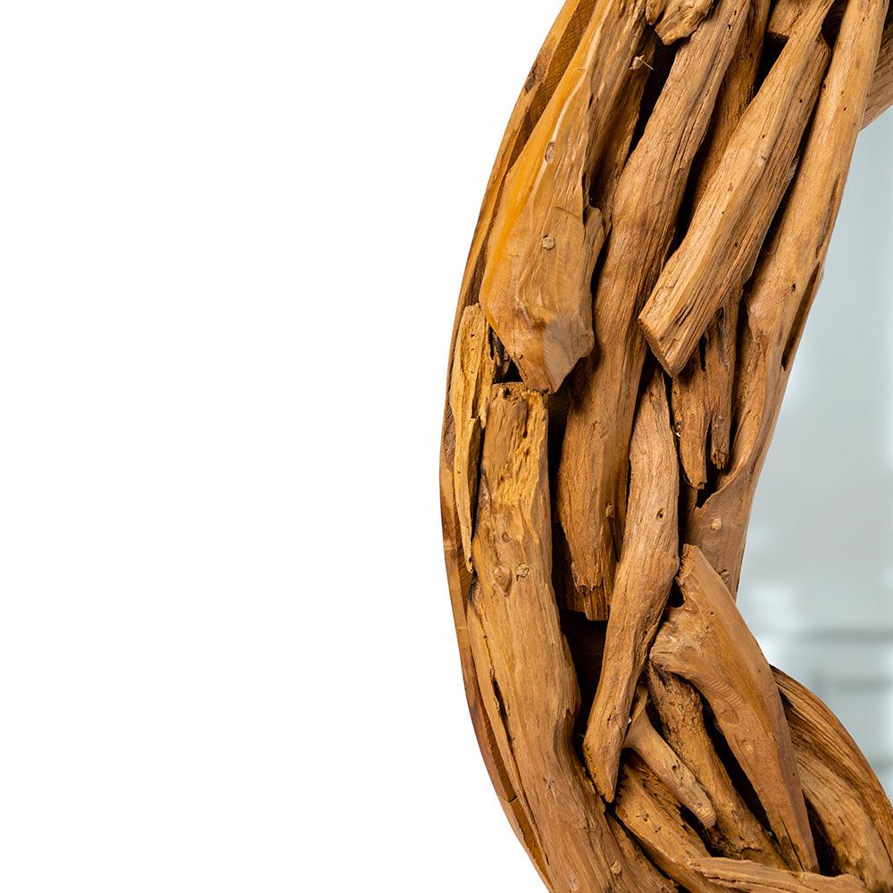 Reflective Birch Wall Mirror