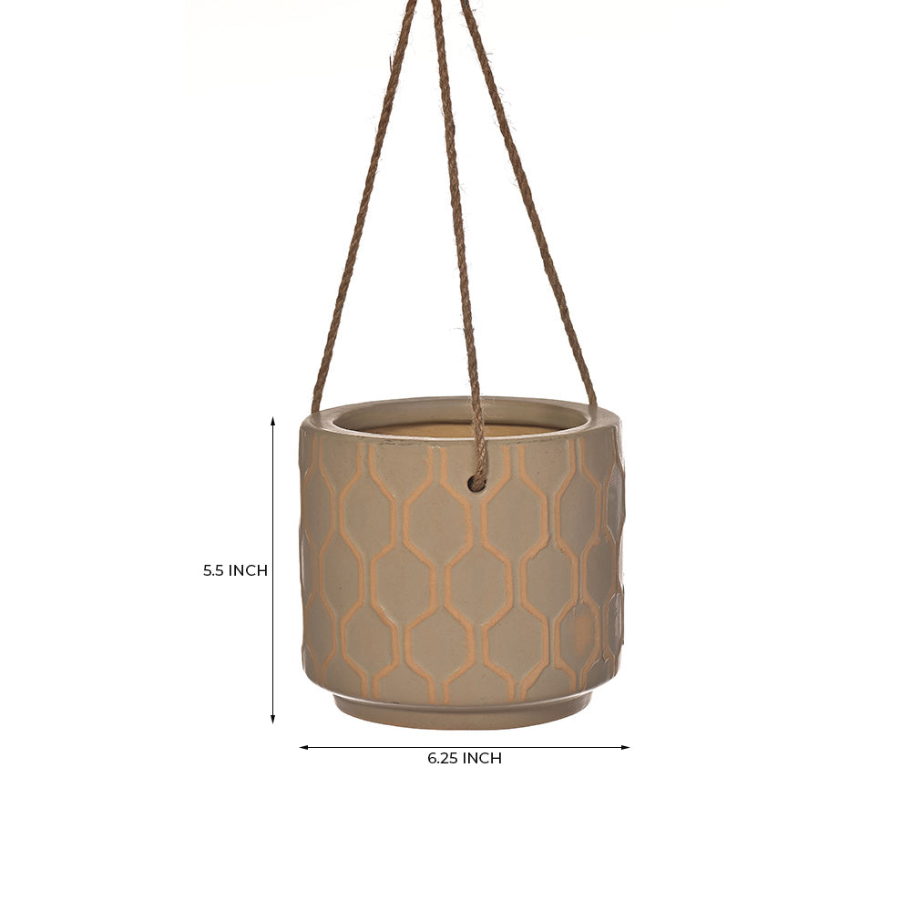 Avenue Allure Ceramic Hanging Pot