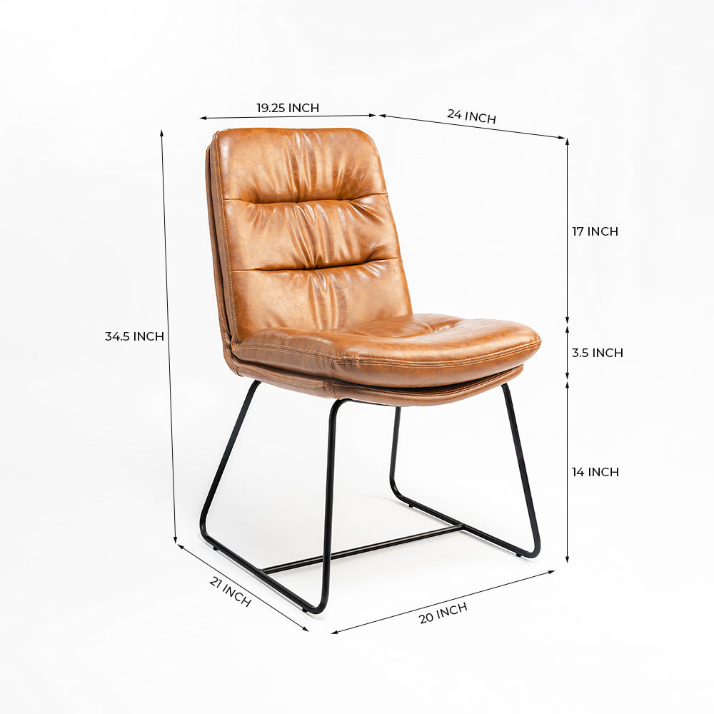 Maple PU Dining Chair