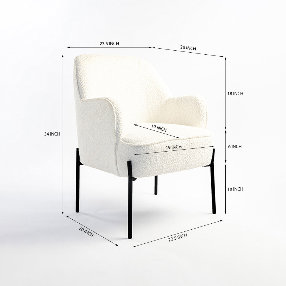 Ironveil Cotton Armchair