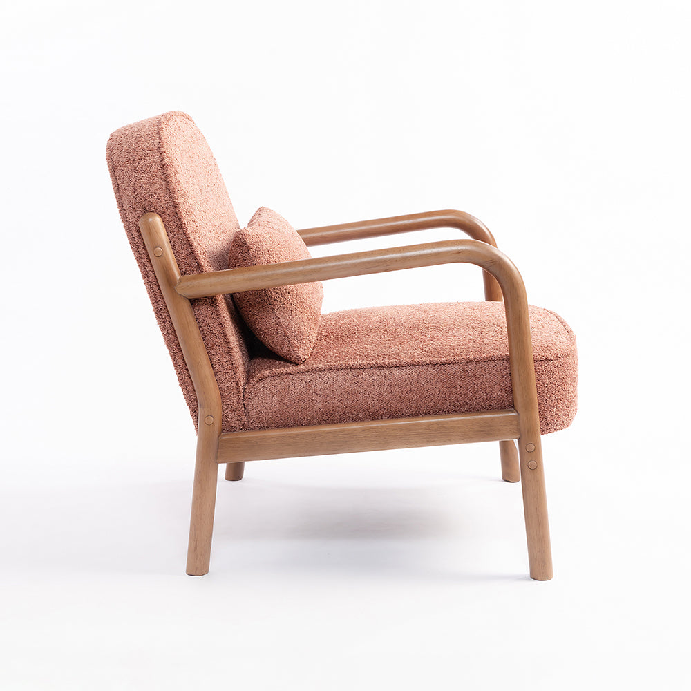 Dew Nostalgia Rubberwood Armchair- Cotton