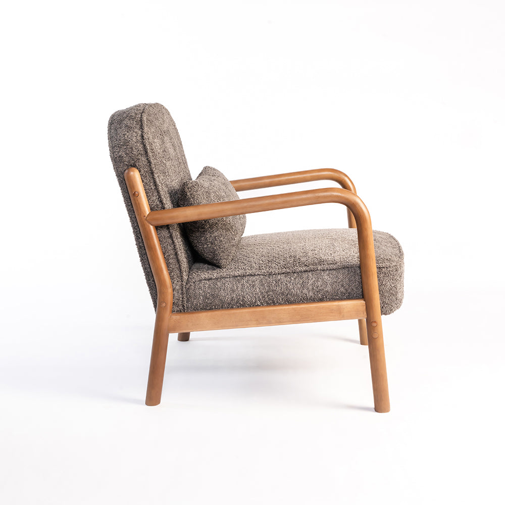 Dew Nostalgia Rubberwood Armchair- Cotton