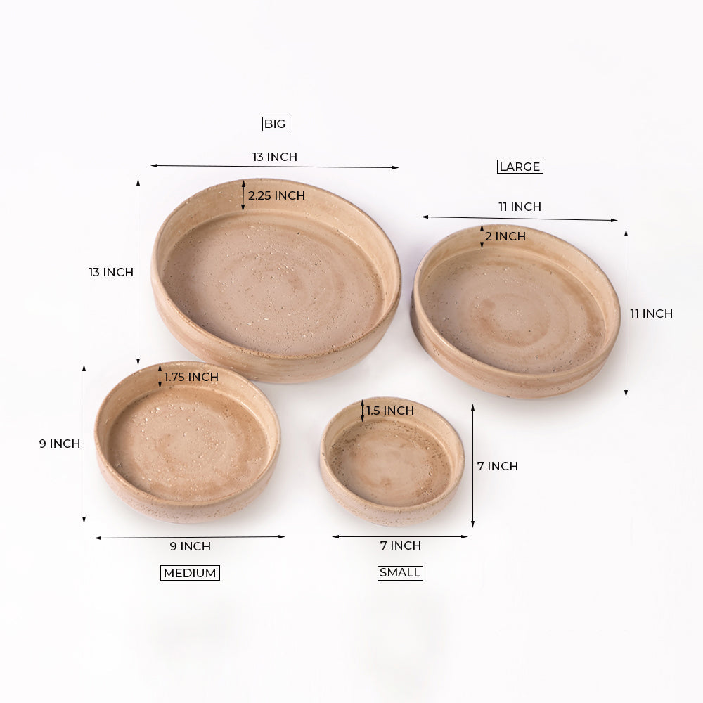 Amber Atrium Cement Bowl