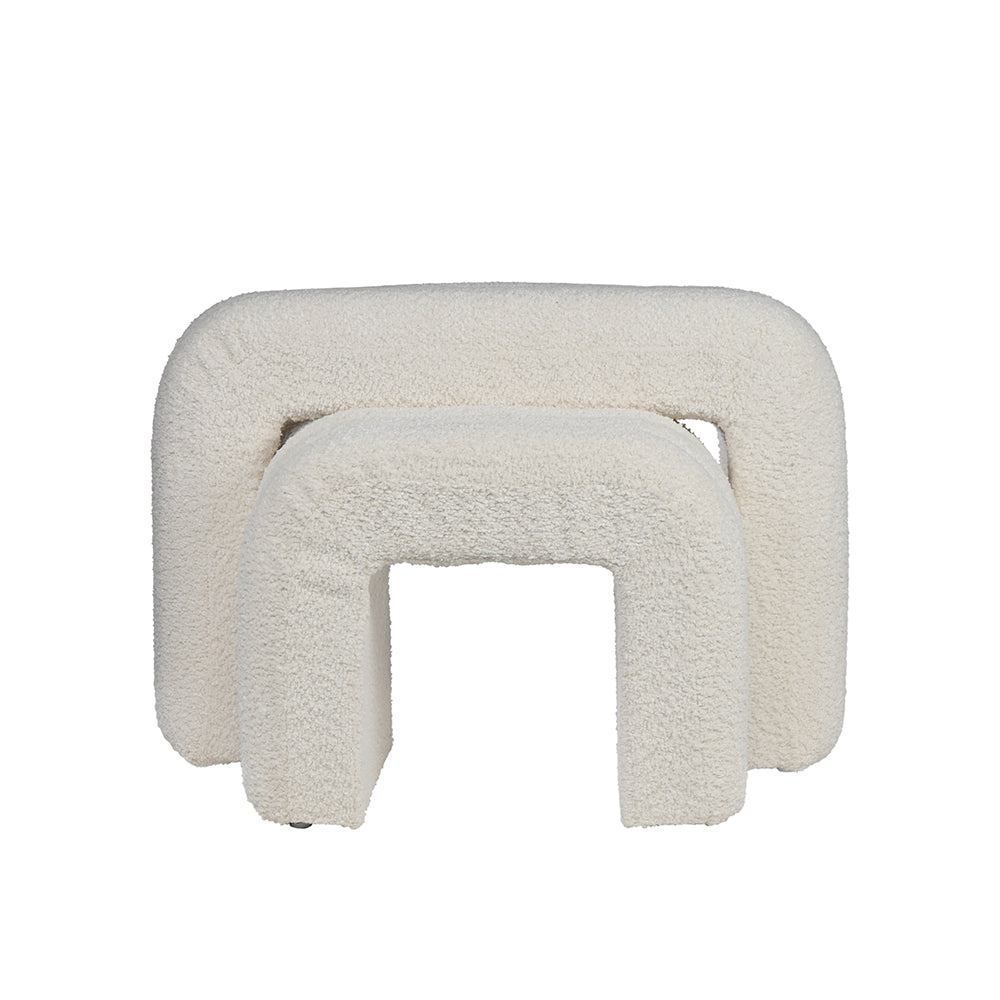 The Loo Cotton Pouf Bench