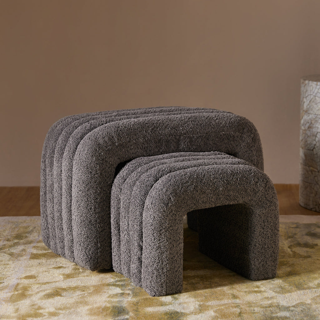 The Loo Cotton Pouf Bench