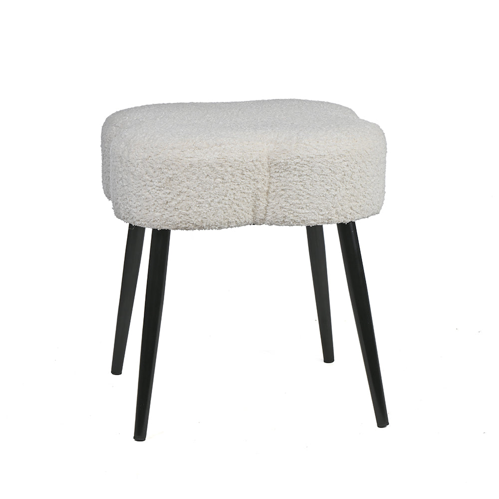 Olive Prestige Iron Stool - Cotton