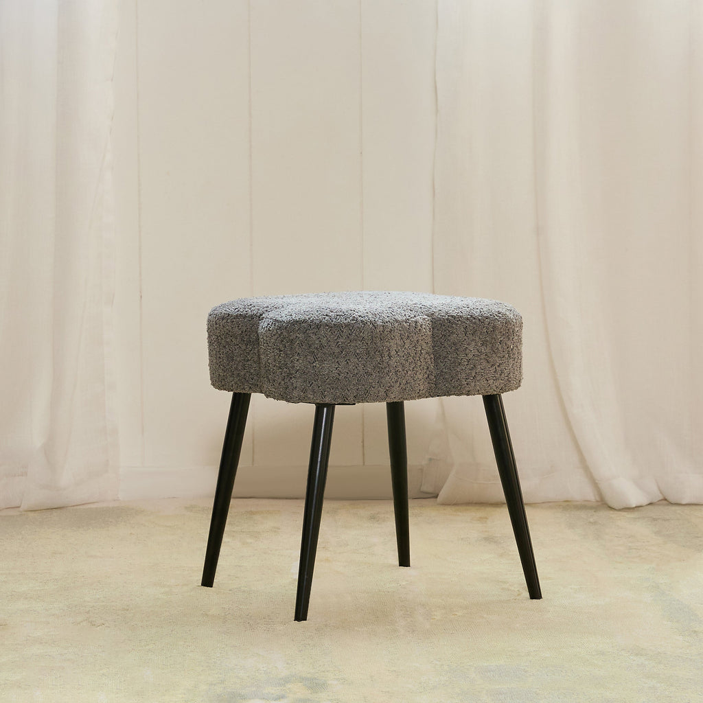 Olive Prestige Iron Stool - Cotton
