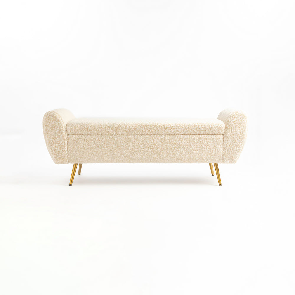 Barcarolle Cotton Fabric Bench