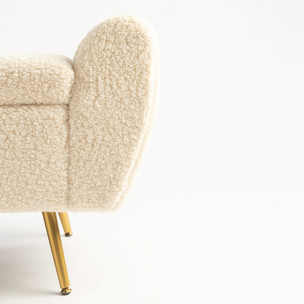 Barcarolle Cotton Fabric Bench