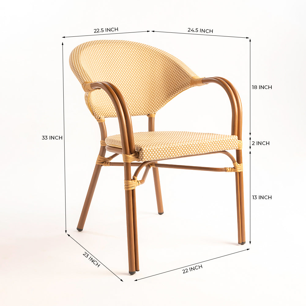 Luxe Aluminium Outdoor Chair