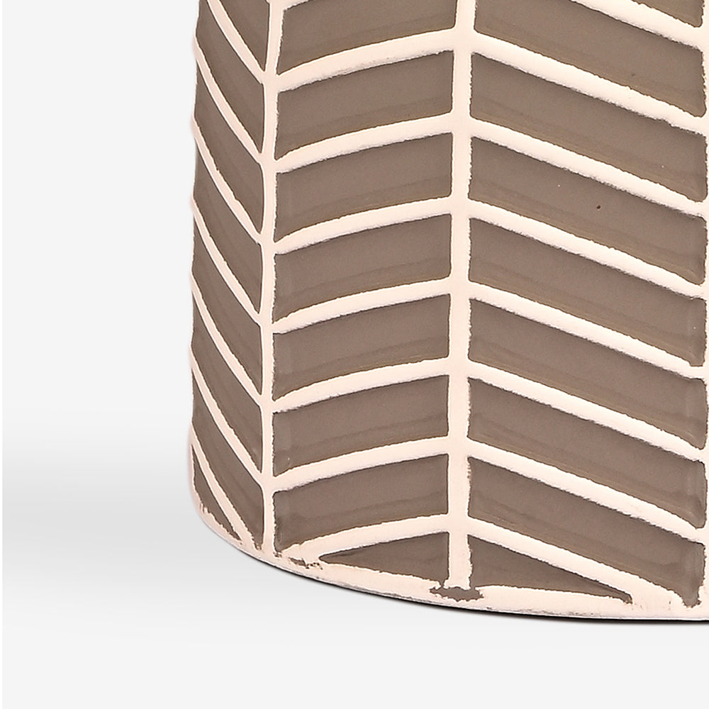 Orion Ceramic Fabric Shade Table Lamp