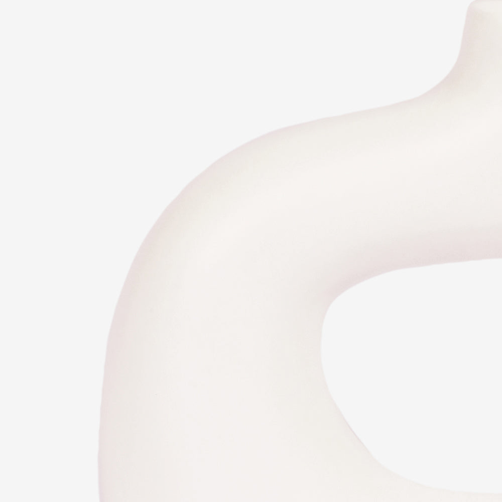 Astral Noir Fabric Shade Ceramic Table Lamp