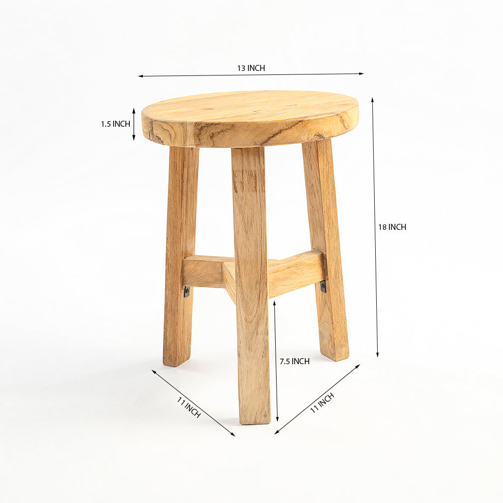 Olivia Blake Round Stool