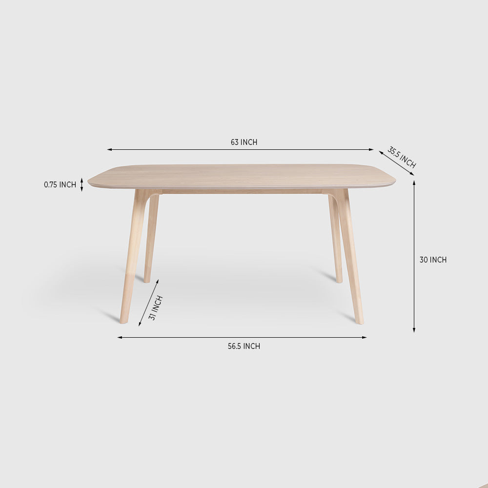 Breeze Cane 6 Seater Dining Table